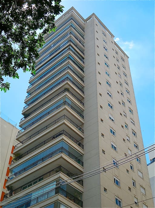 High-end security building façade.