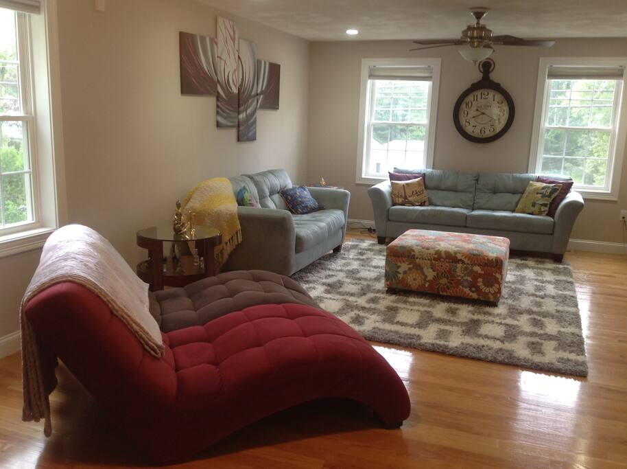 Living room to relax after a long day.