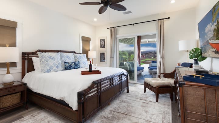 Suite principal n.º1 Cama king, baño privado y acceso al lanai