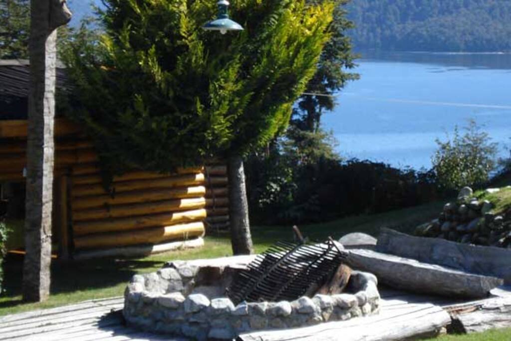 Preciosas vistas y asador