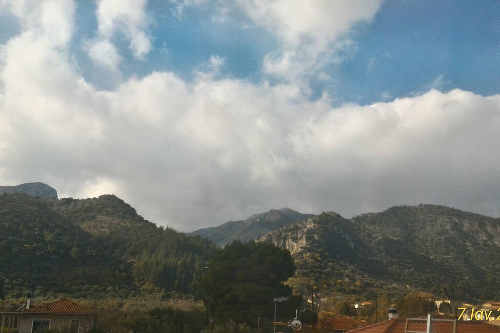 Taygetos, the main sight of the house