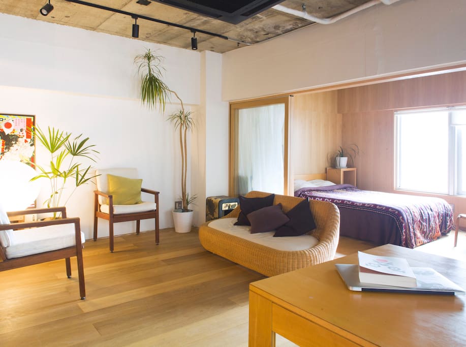 Sliding glass doors and curtain for privacy