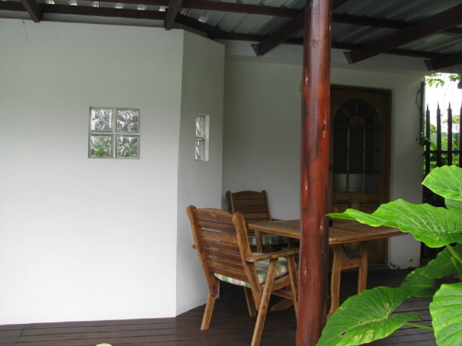 Outside bedrooms