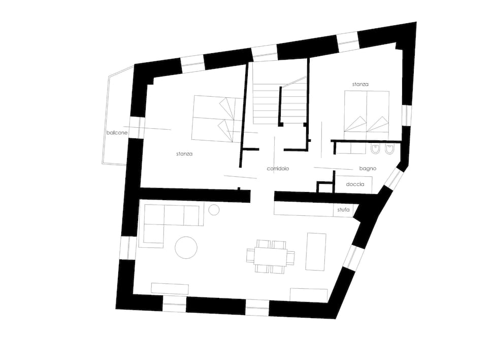 Pianta della casa