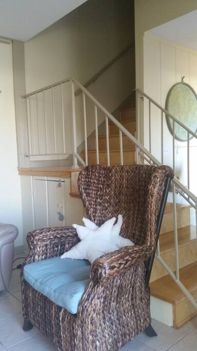 Bedrooms are upstairs so there's no loud tromping overhead!