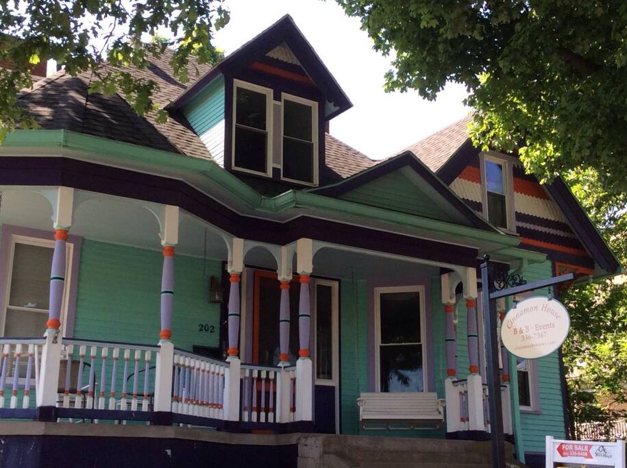 Spacious front porch... can be shared with occupants of main house. Check first!