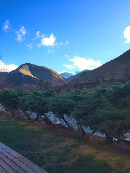 Breathtaking view off the back deck!