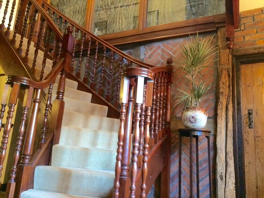 Feature wattle and daub wall