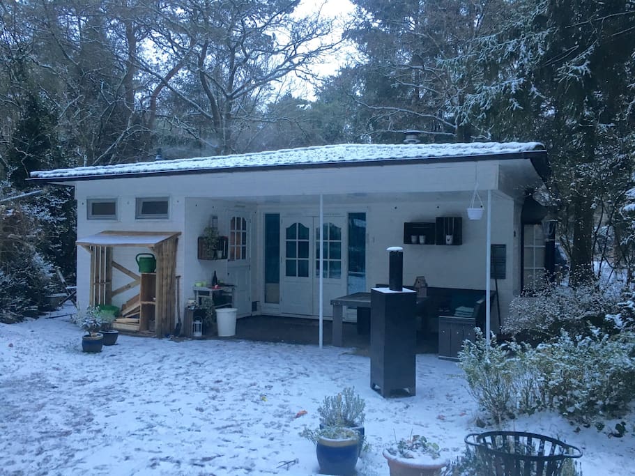 Januari 2017, de eerste sneeuwpret.