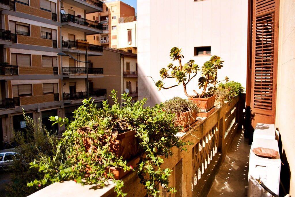 Il balcone delle stanze