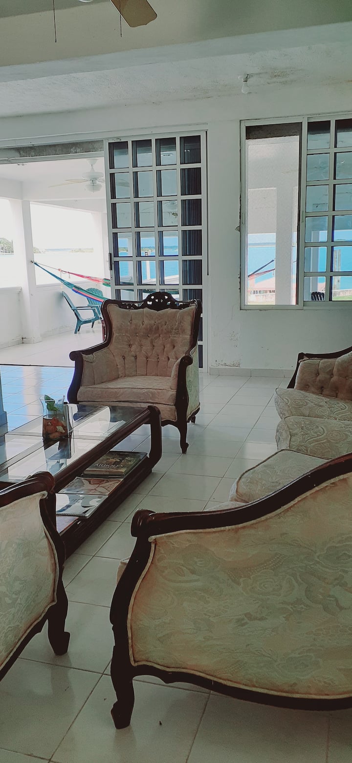 Casa "La Vista" Con Laguna Y Muelle Privado - Bacalar