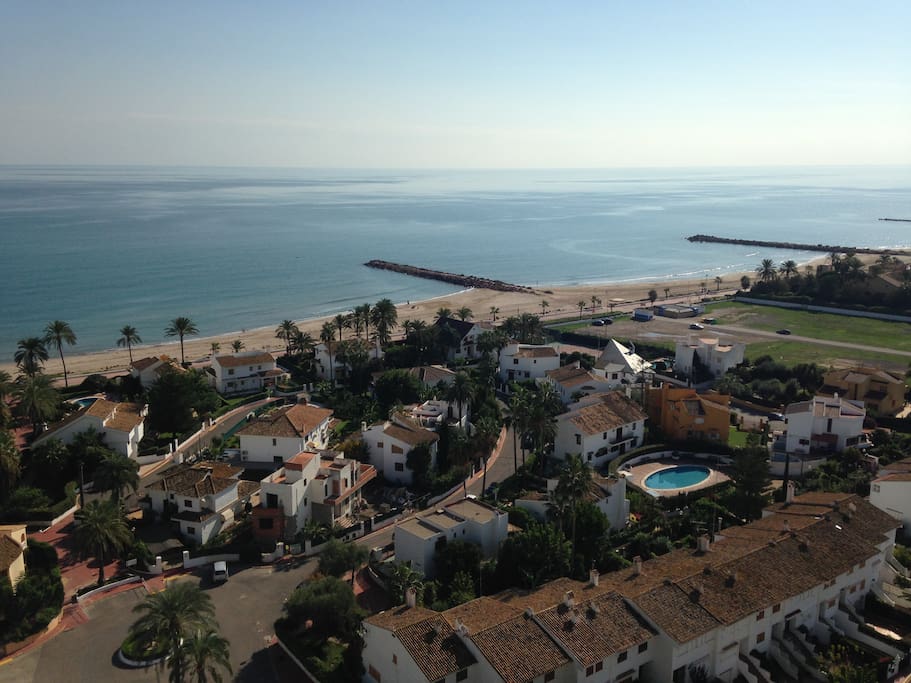 panorámica desde el apartamento