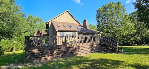 Retreat on Clarcks Hill Lake with a private dock.