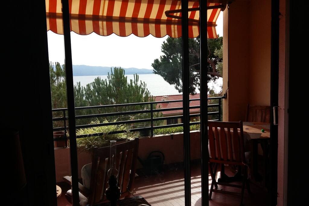 Vue sur le golfe, de la salle de séjour