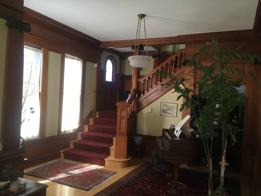 Stairs to second floor