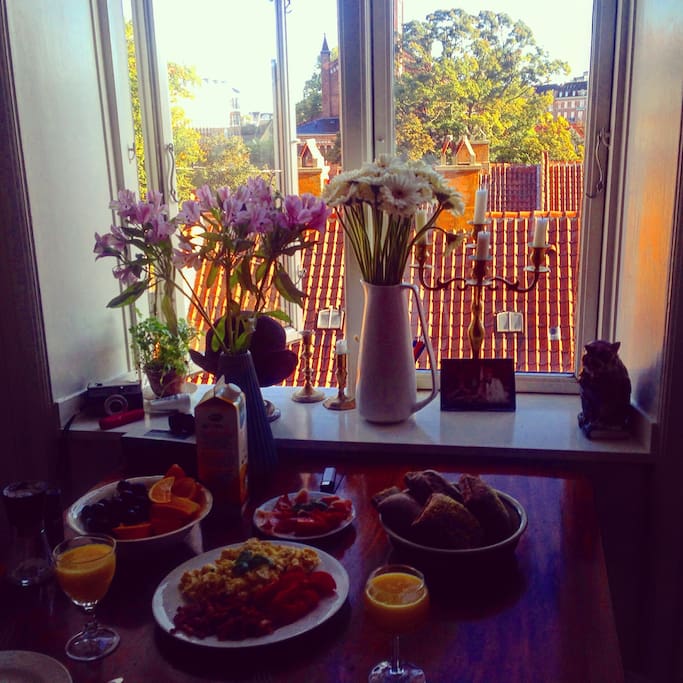 Breakfast with a view!