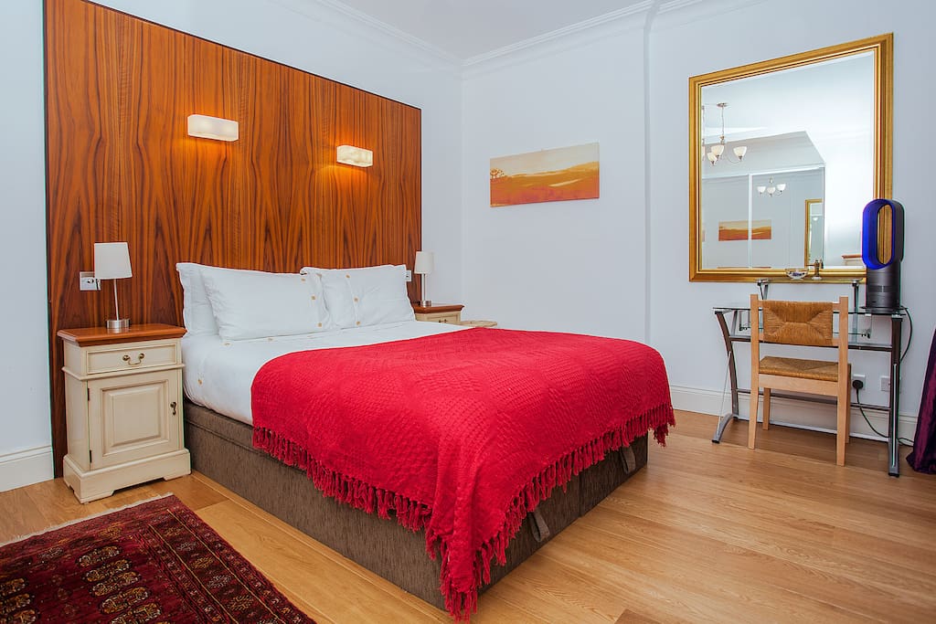 Very large bedroom.