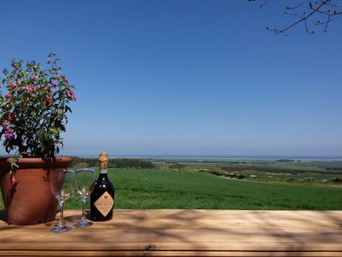 Top performing Airbnb: The Good Shepherd's Hut, Kyloe (Sea view log fire) in Northumberland