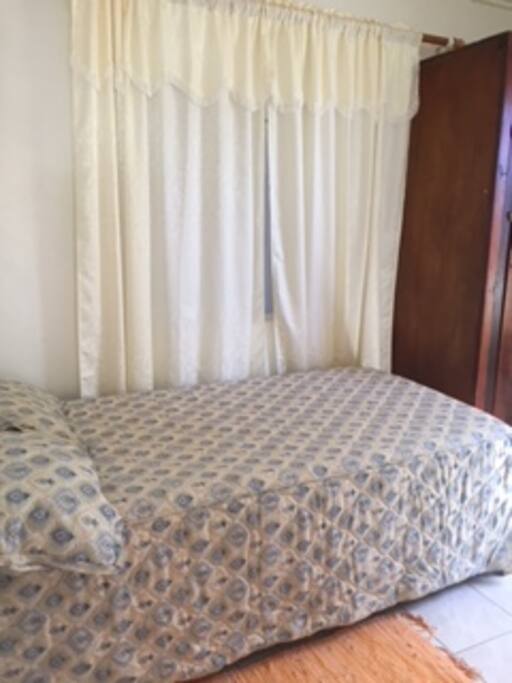 SINGLE bed in the second bedroom.