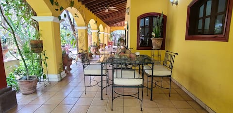 Casa Nacapule hacienda style with pool & garden!