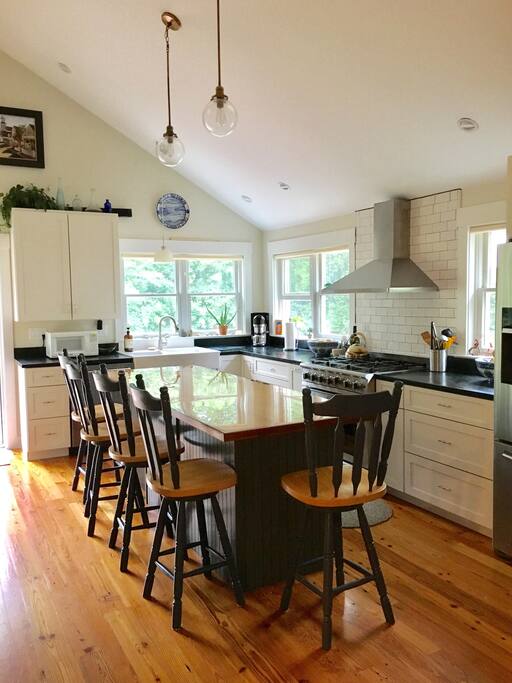 Dream kitchen featuring all new stainless steel appliances