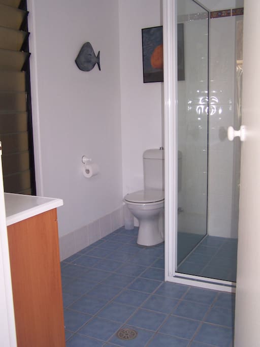 Clean modern private bathroom