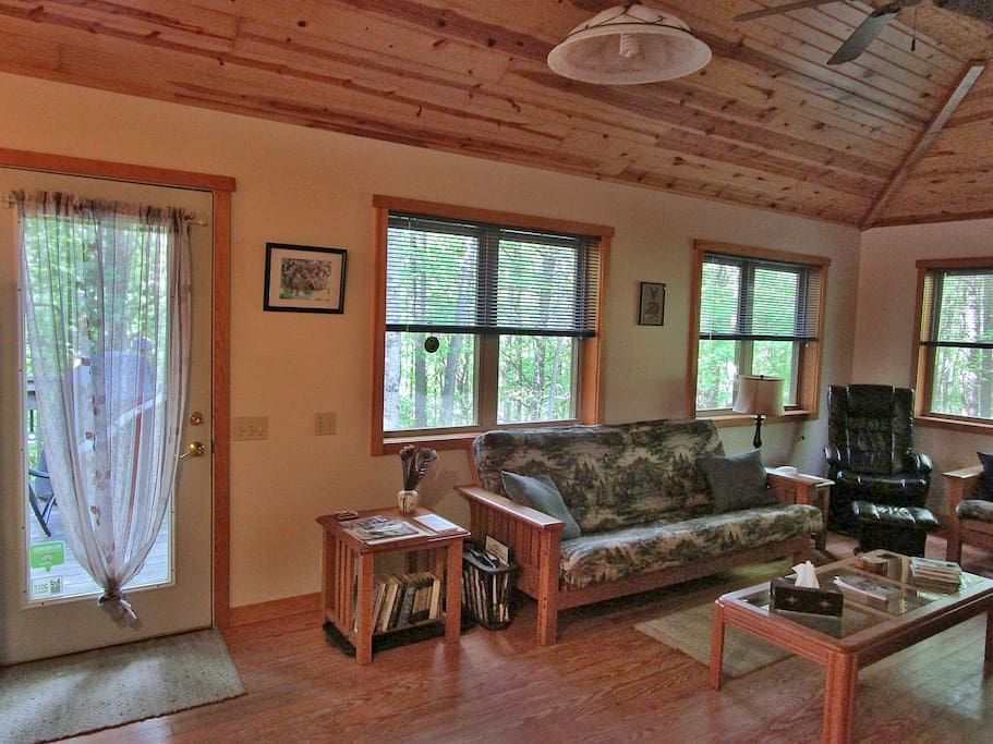 Living area entrance from deck.