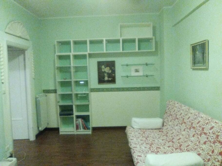soggiorno e divano letto