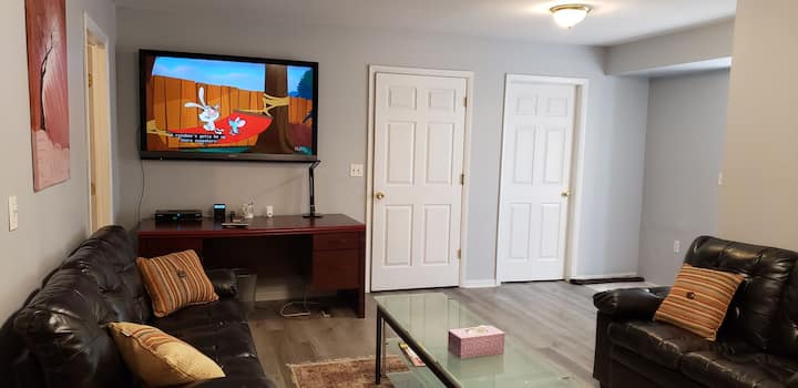 Cozy One Queen Bedroom. No-smoking Apartment. - Bayonne