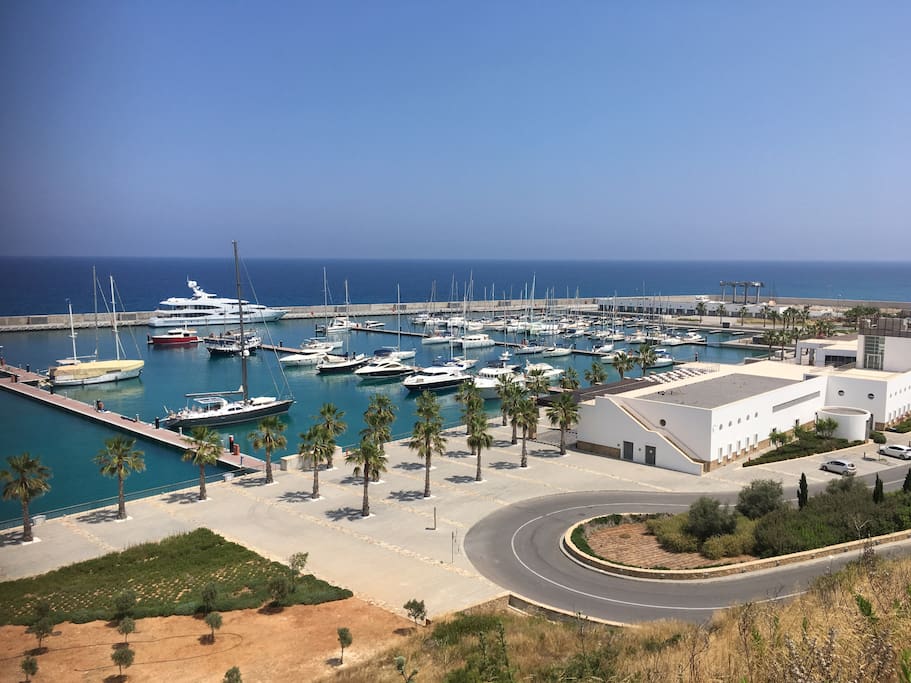 Blick auf die Marina