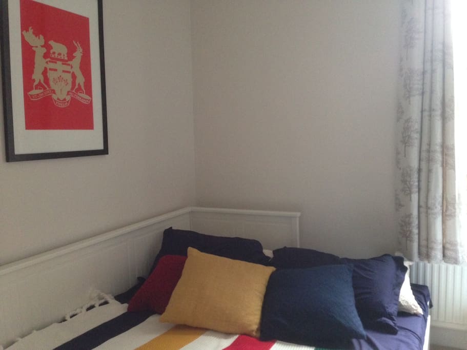 King size bed.