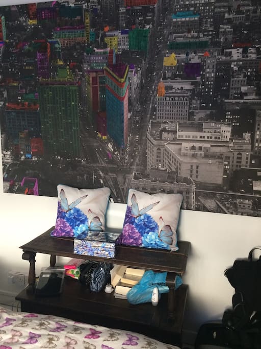 Feel free to colour this photo of New York or one of my wallpaper butterflies with my Sharpie collection.