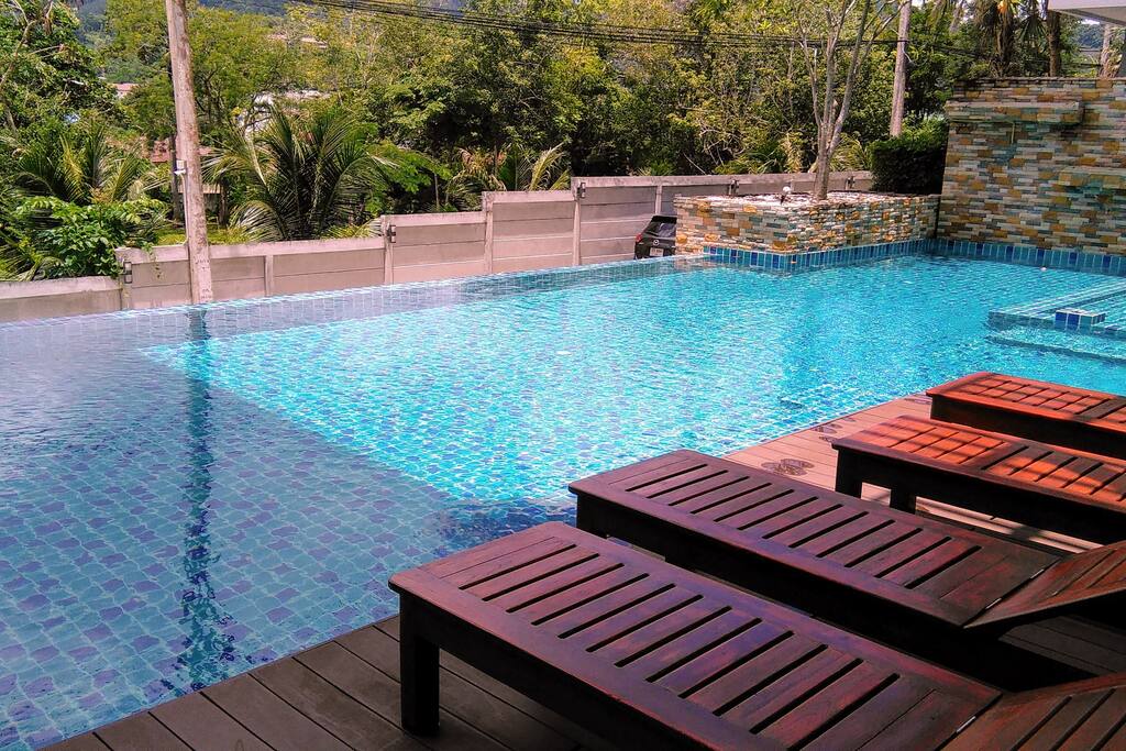 Pool with stunning view