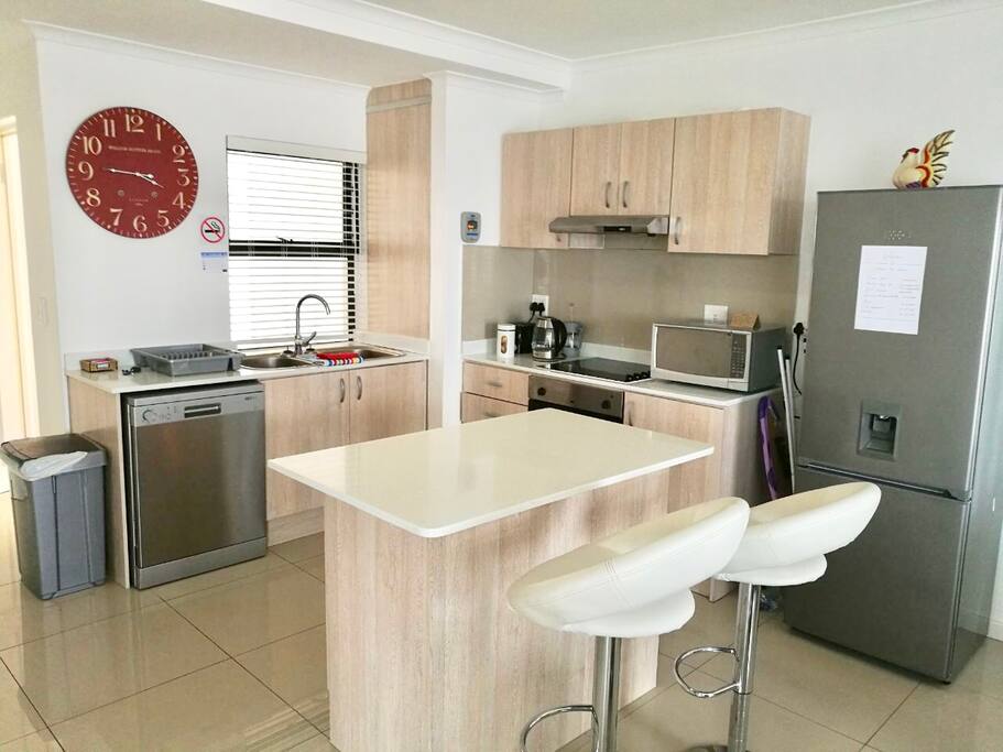 A fully equipped, homely kitchen.