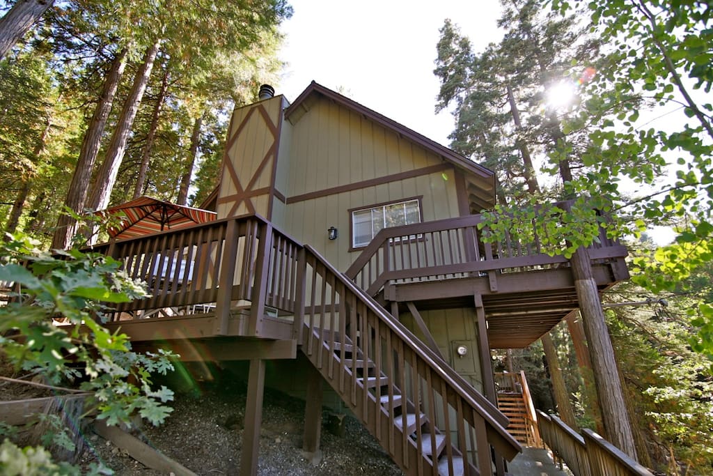 Side view of the Fireside Lodge