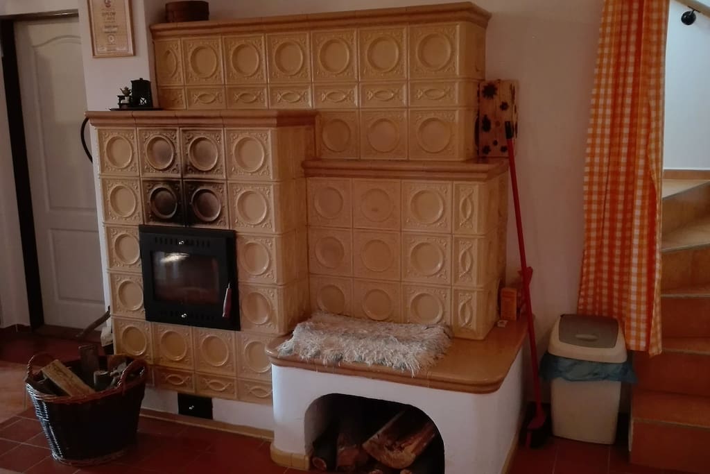 Tiled stove