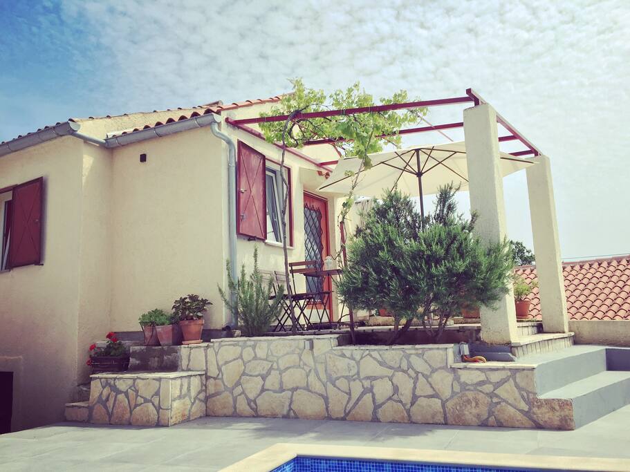Apartment Pina, entrance, terrace