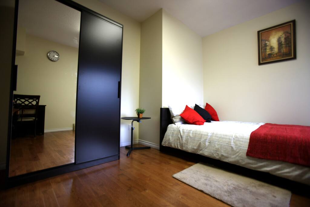 sunny, quiet room...