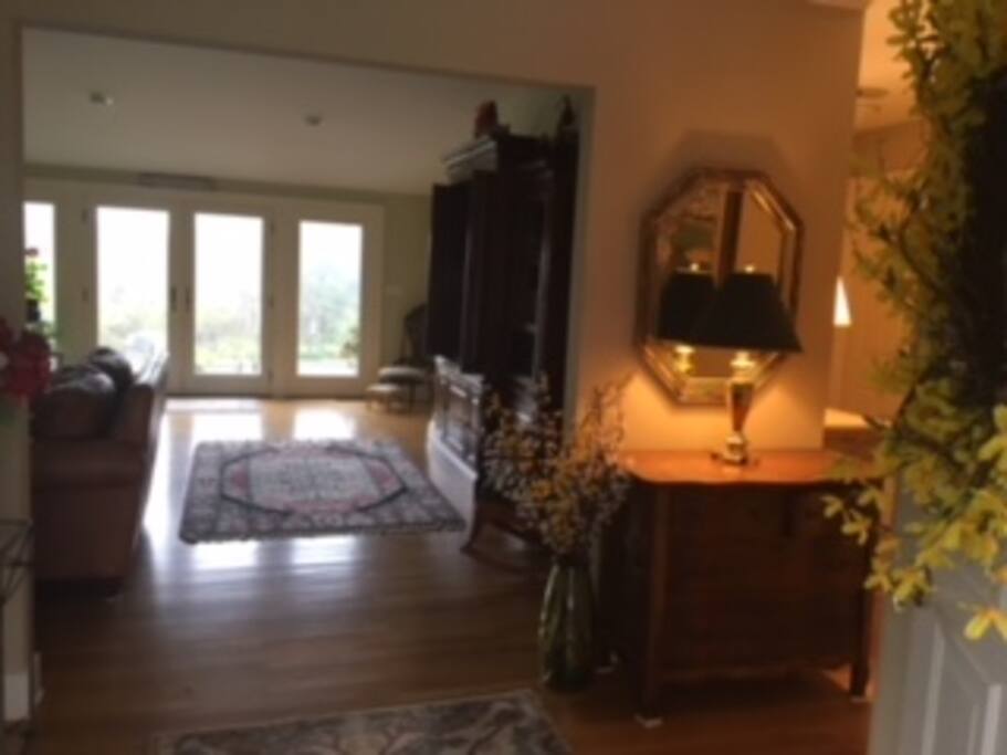 inside front door