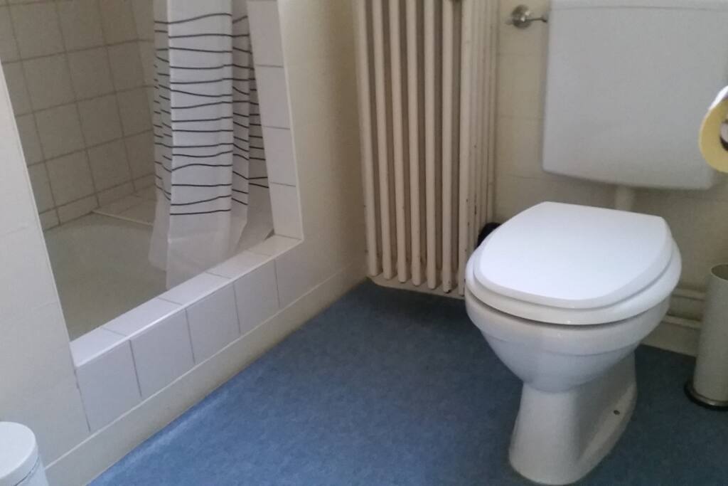 Eigene Dusche und WC - Private shower and toilet