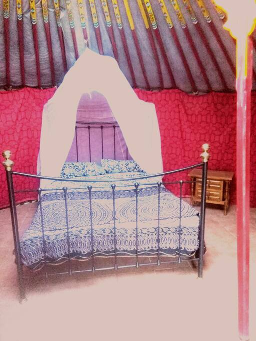 Yurt interior