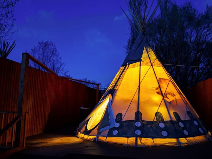OK RV Park Glamping Tipi OK55 - Tents for Rent in Moab, Utah, United States  - Airbnb