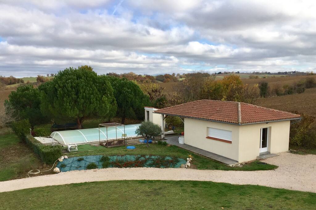 Piscine AVEC pool house