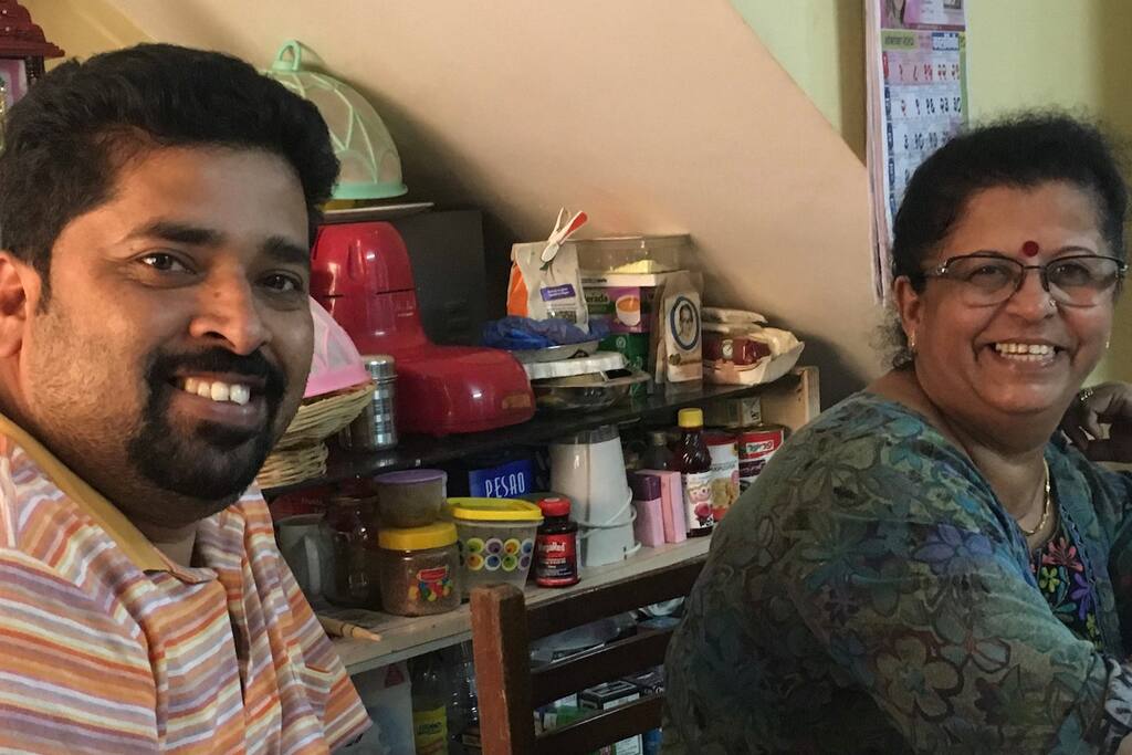 Your hosts, Vinayak and Rosy