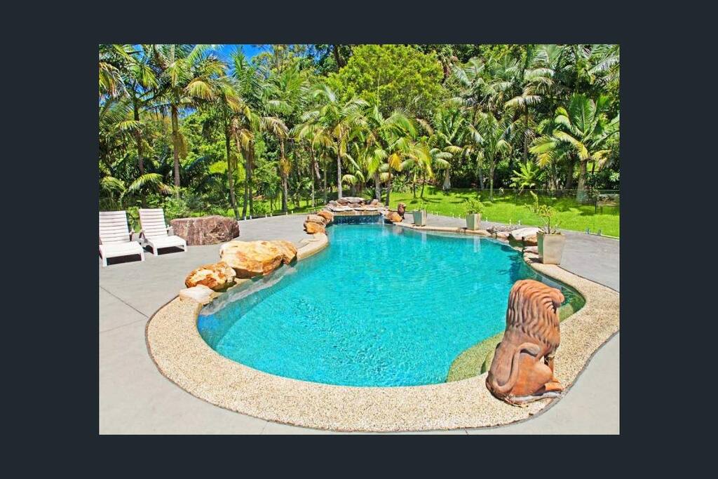 Stunning salt water pool