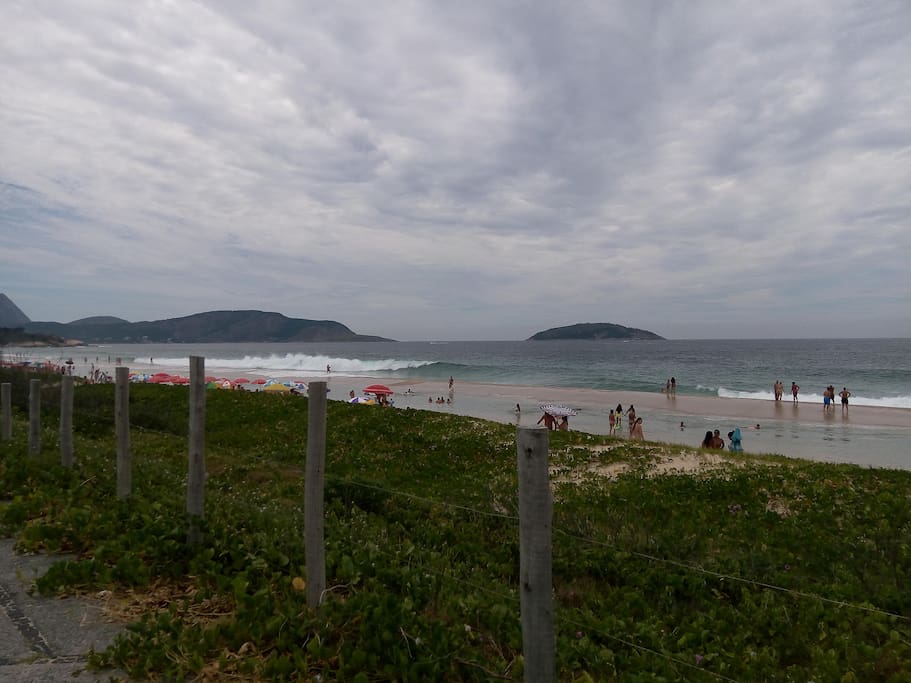 Vista da praia