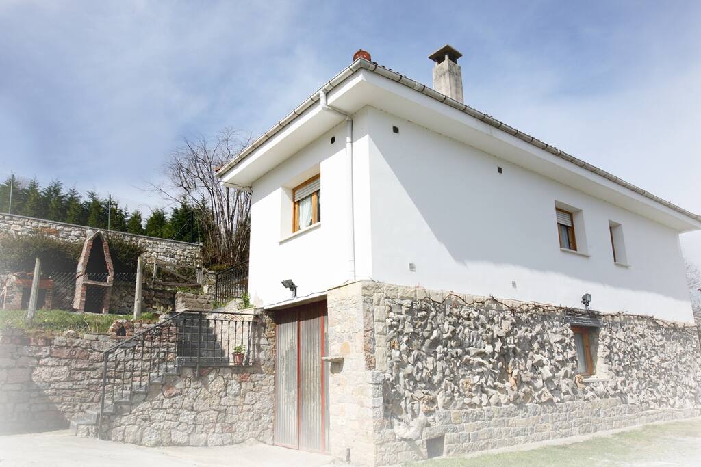 Fachada de la casa.