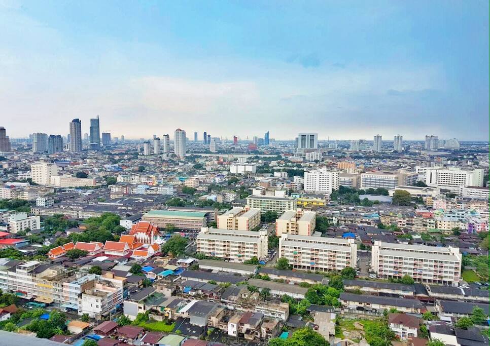 City View from balcony 30th floor
