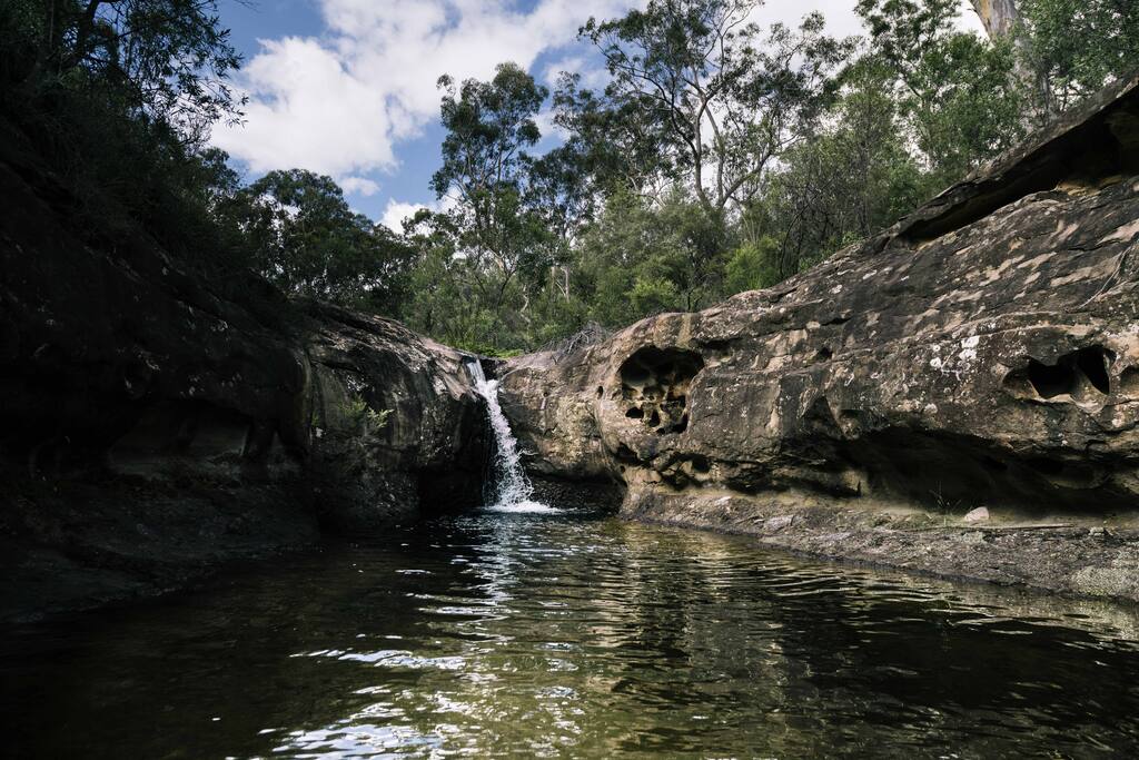Back Creek and Waterfall on our 180 acre property