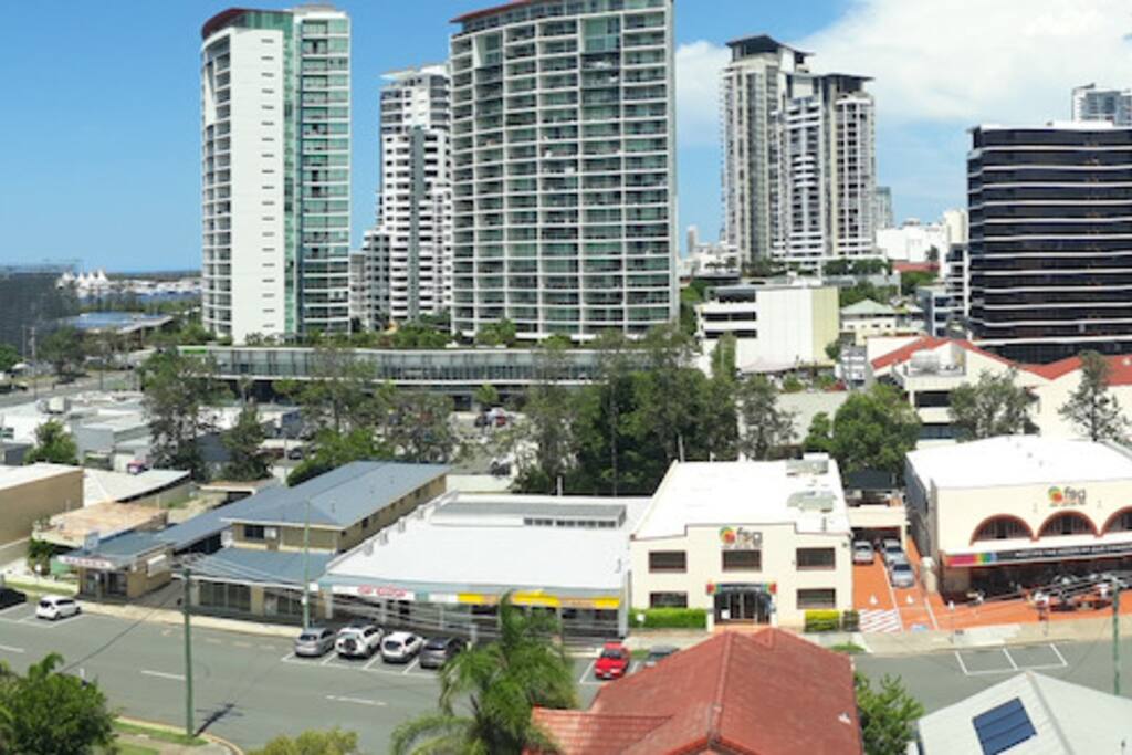 View from the rooftop terrace